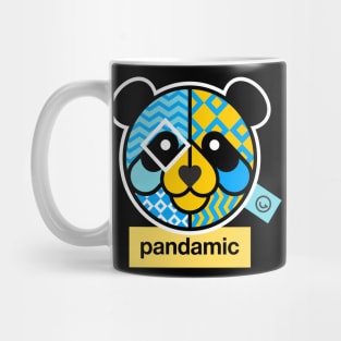 Pandamic Blue Character Mug